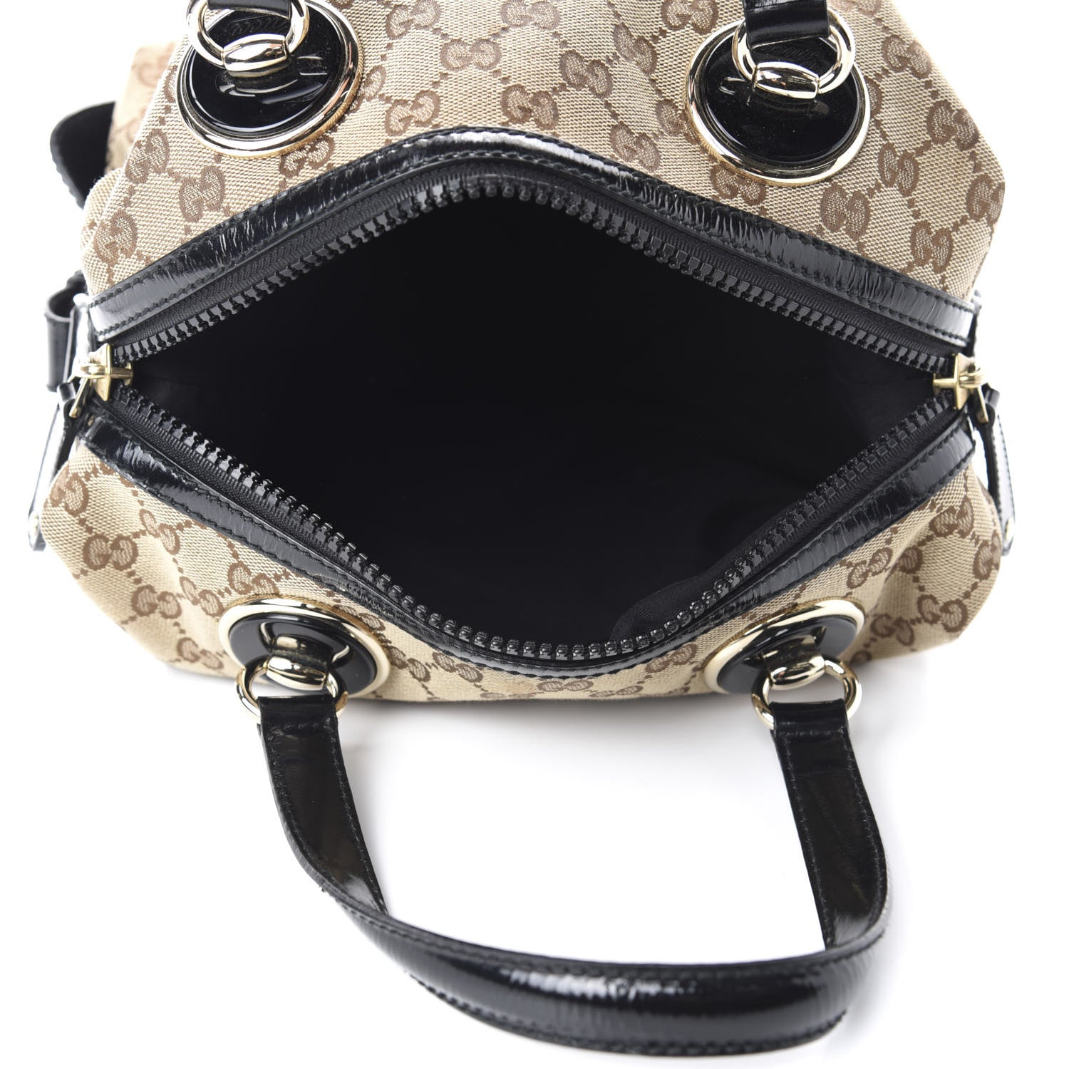 Gucci Monogram Small Full Moon Boston Black 6 of 16