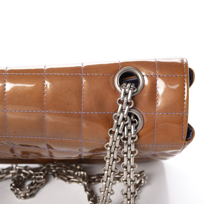 Chanel Patent Chocolate Bar Reissue Single Flap Dark Beige 14 of 14