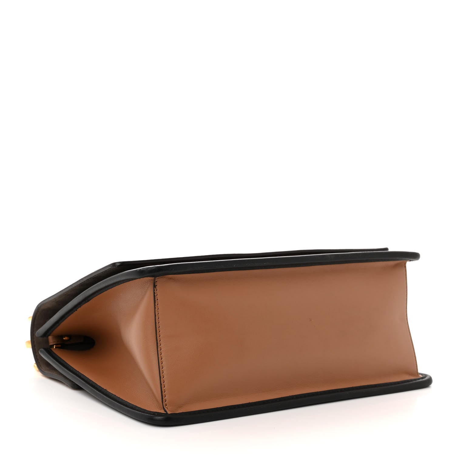 Fendi Vitello Century F is Fendi FF Embossed Kan I Shoulder Bag Orzo Tobacco 4 of 10