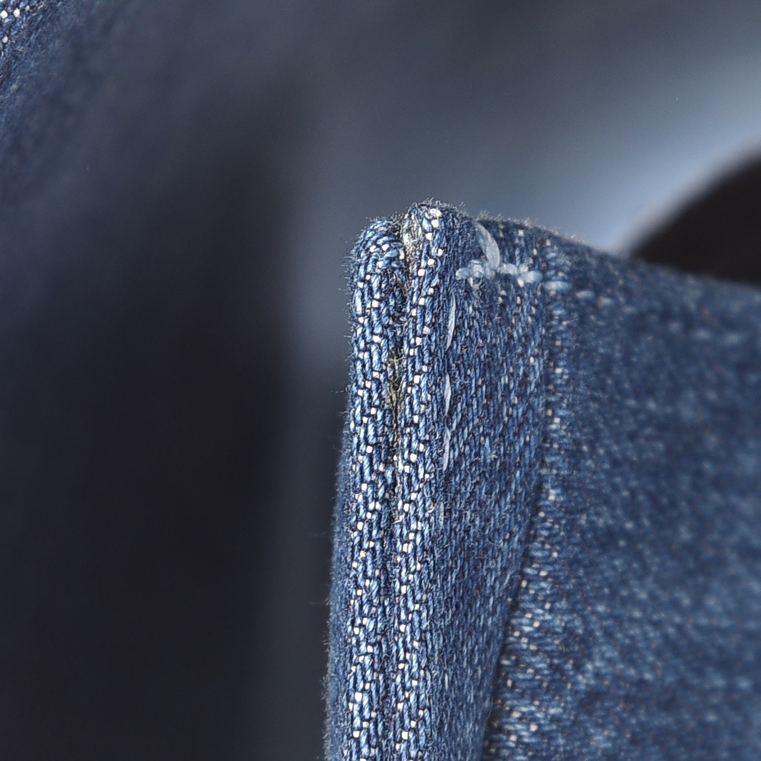 Chanel Tweed Denim Medium Boy Flap Blue 8 of 9