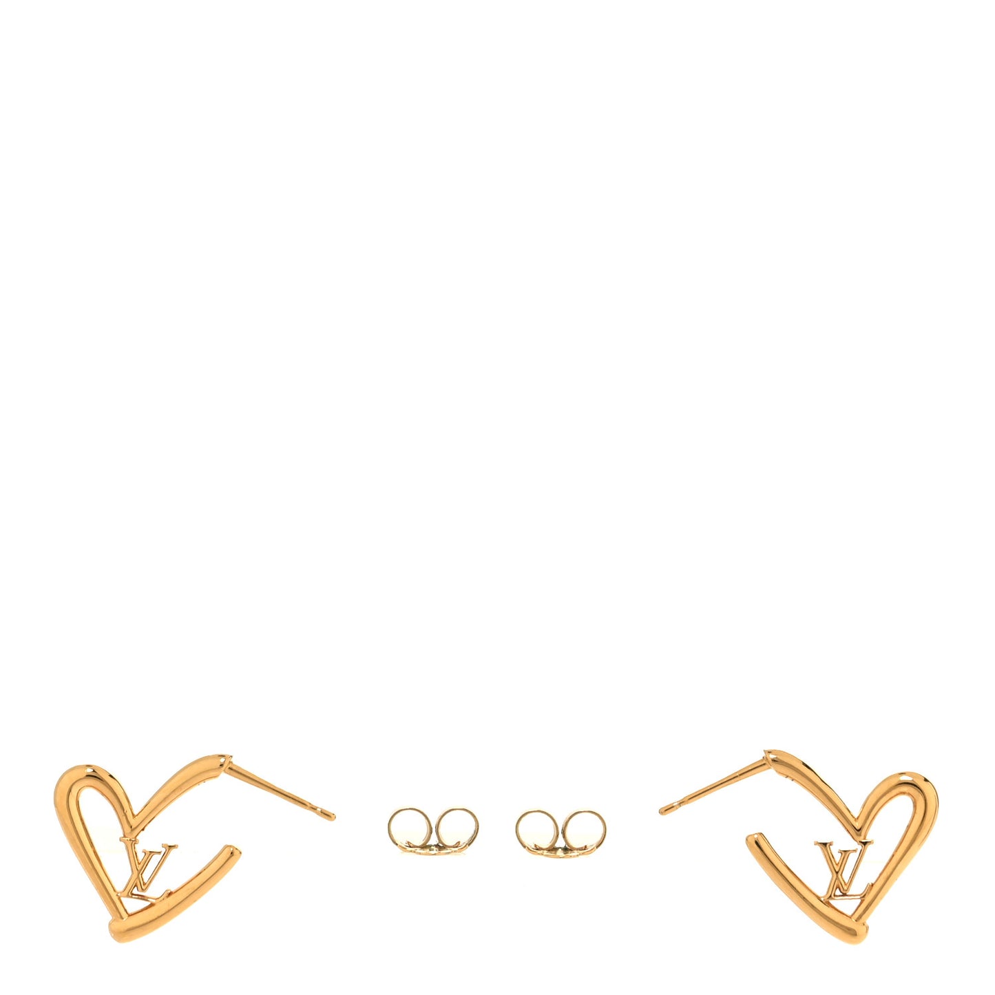 Fall In Love Heart Earrings PM Gold