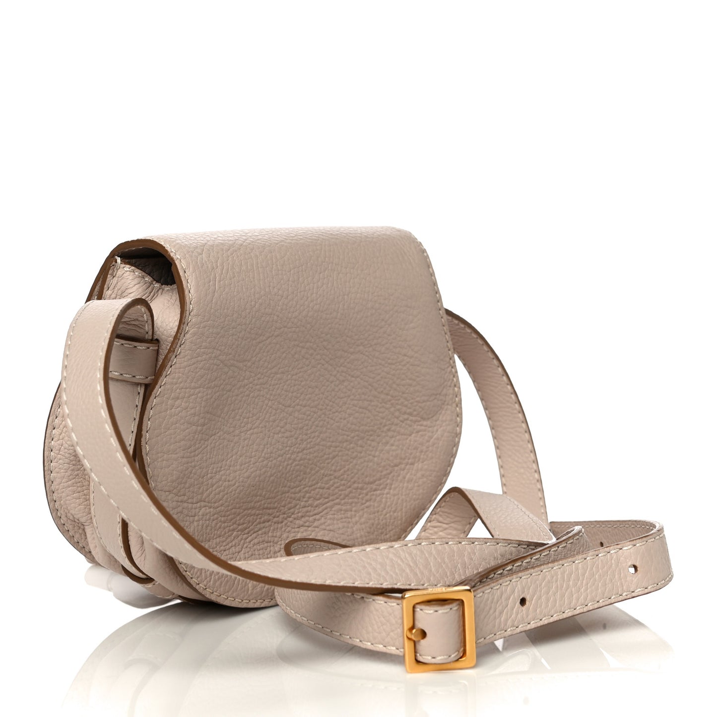 Calfskin Mini Marcie Round Crossbody Bag