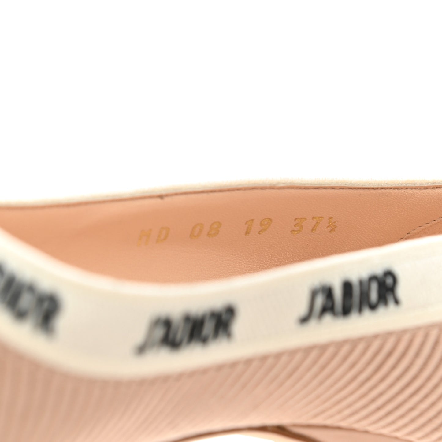 Technical Canvas Ribbon J 'Adior Pumps 37.5 Powder Nude