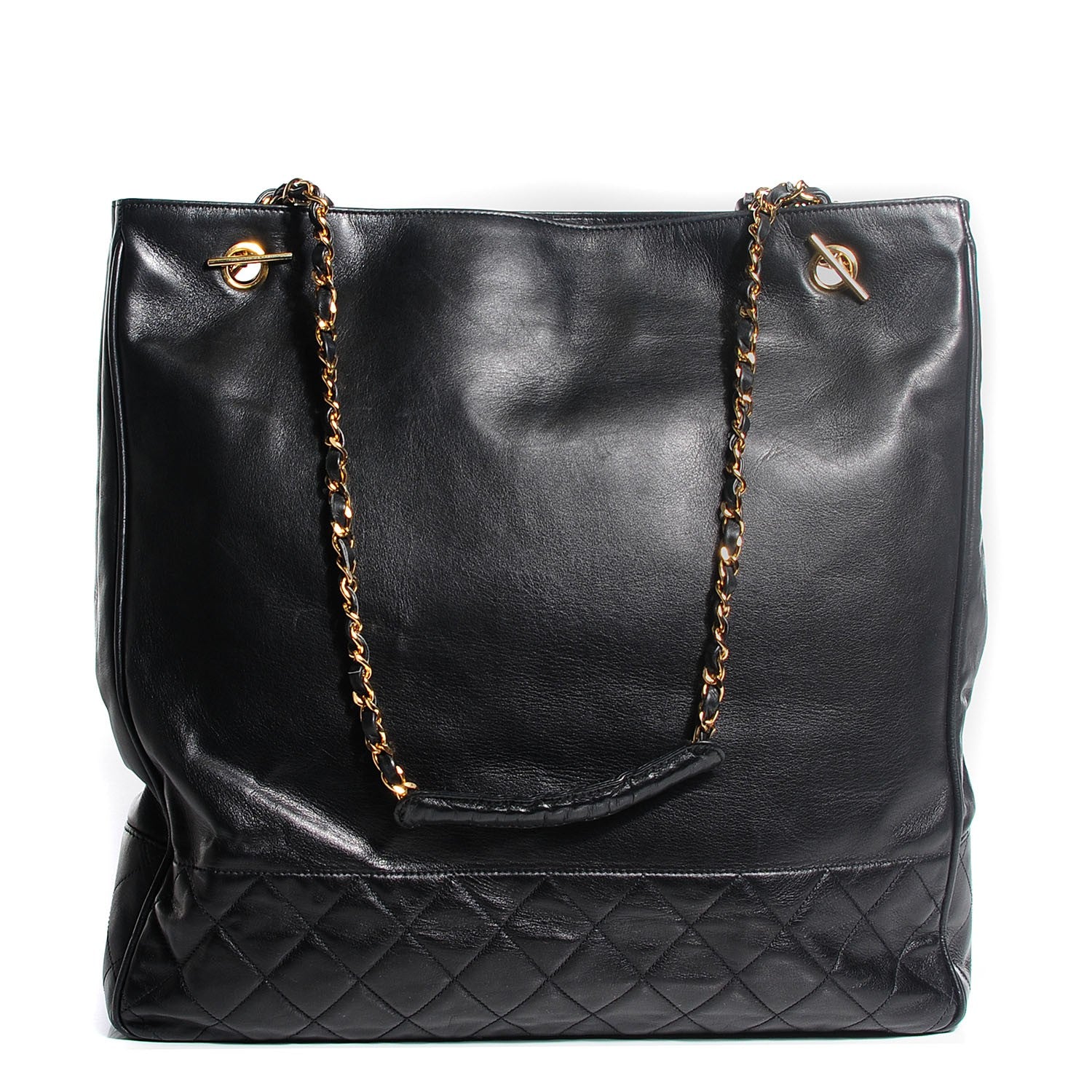 Chanel Lambskin Shoulder Bag Black 1 of 8