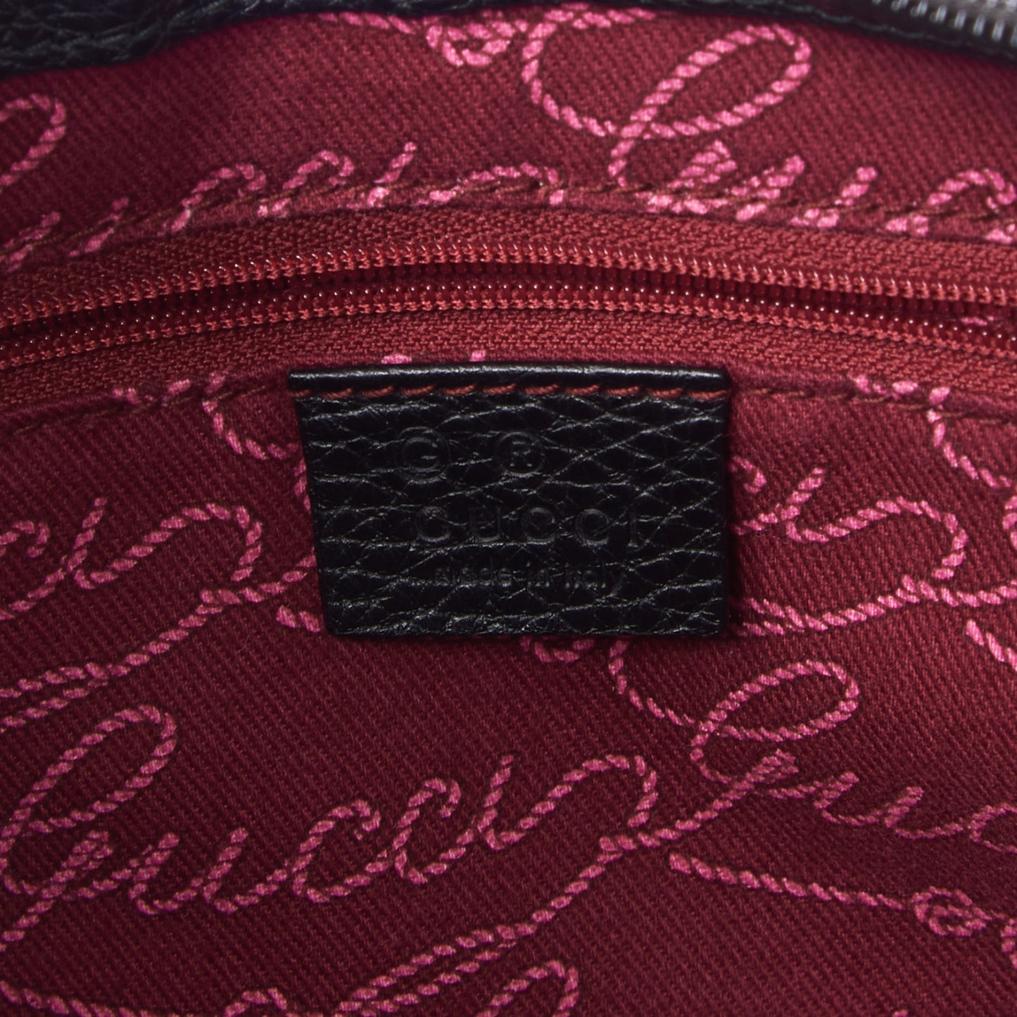 Nylon Monogram Half Moon Hobo Black