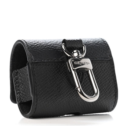 Louis Vuitton Monogram Eclipse Taiga Earphones Pouch Bag Charm 2 of 4