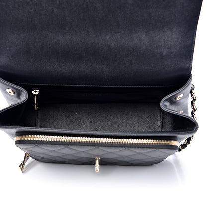 Chanel Caviar Quilted Large Business Affinity Flap Black 4 of 9