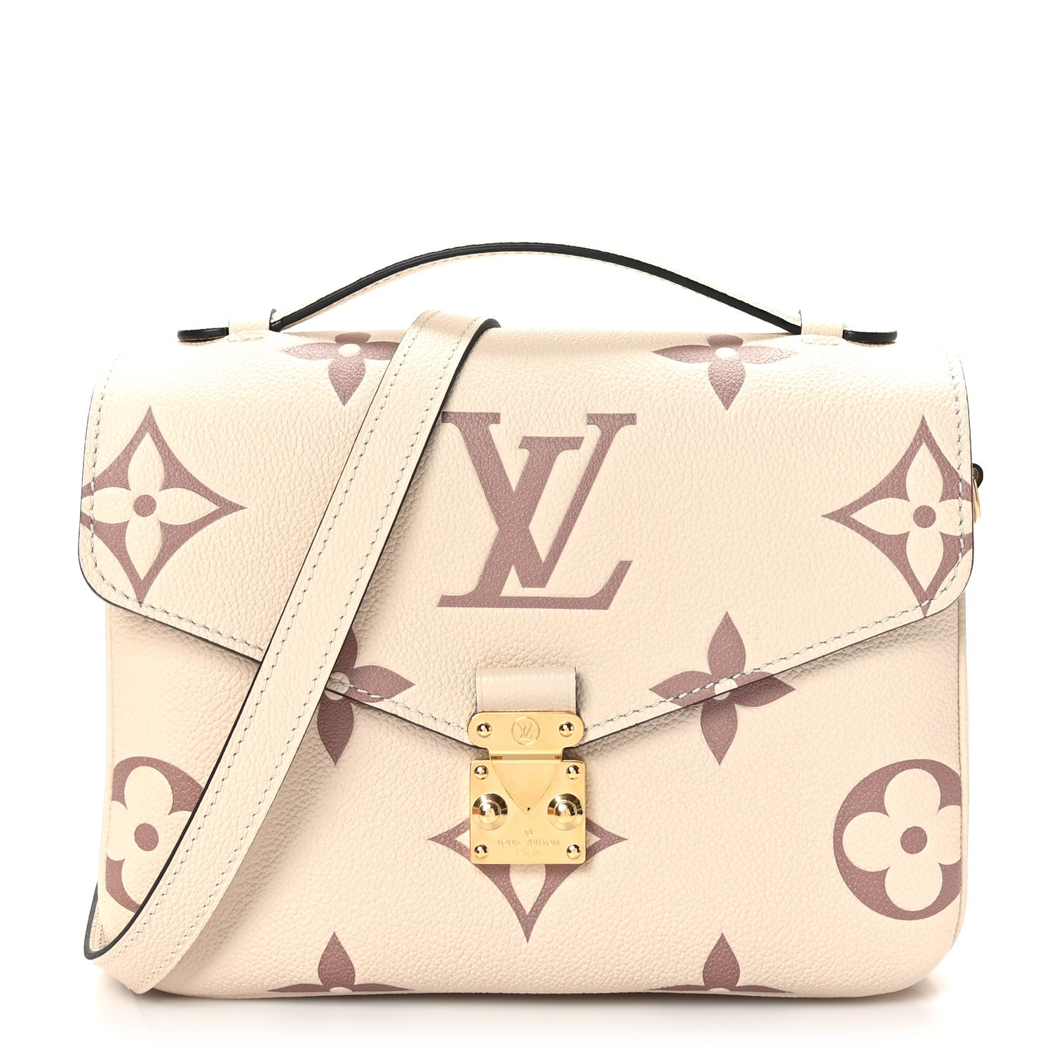 Louis Vuitton Empreinte Monogram Giant Pochette Metis Creme Bois de Rose 1 of 9