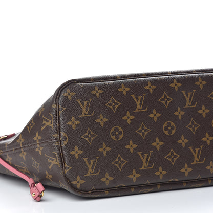 Louis Vuitton Monogram Articles de Voyage Ikat Neverfull MM Rose Velours 8 of 16