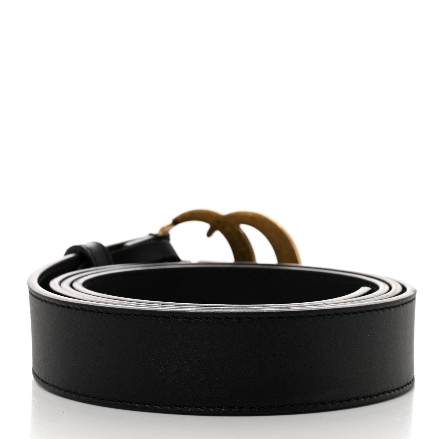 Gucci Moon Calfskin Double G 30mm Belt 110 44 Black 2 of 7