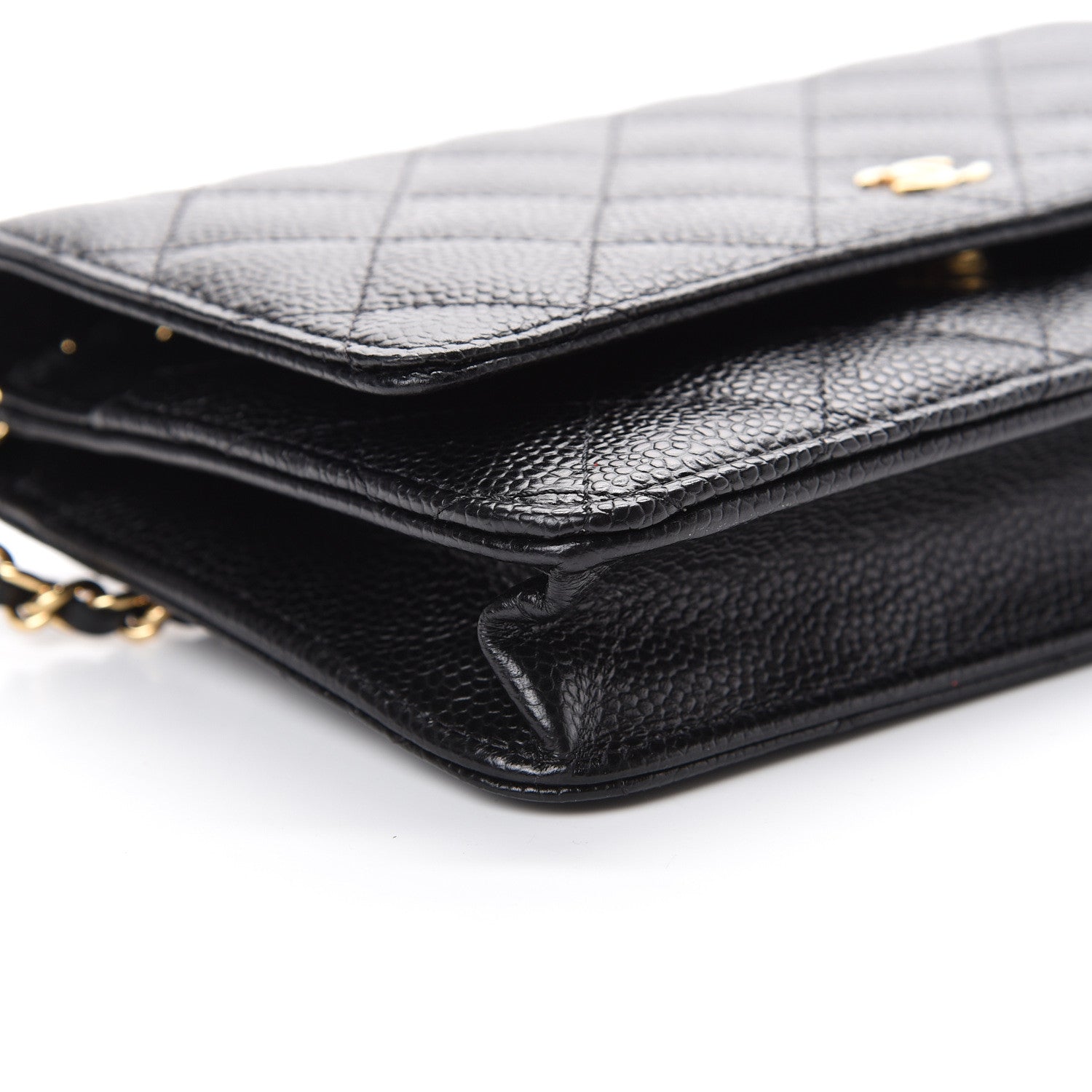 Chanel Caviar Quilted Wallet On Chain WOC Black 9 of 11