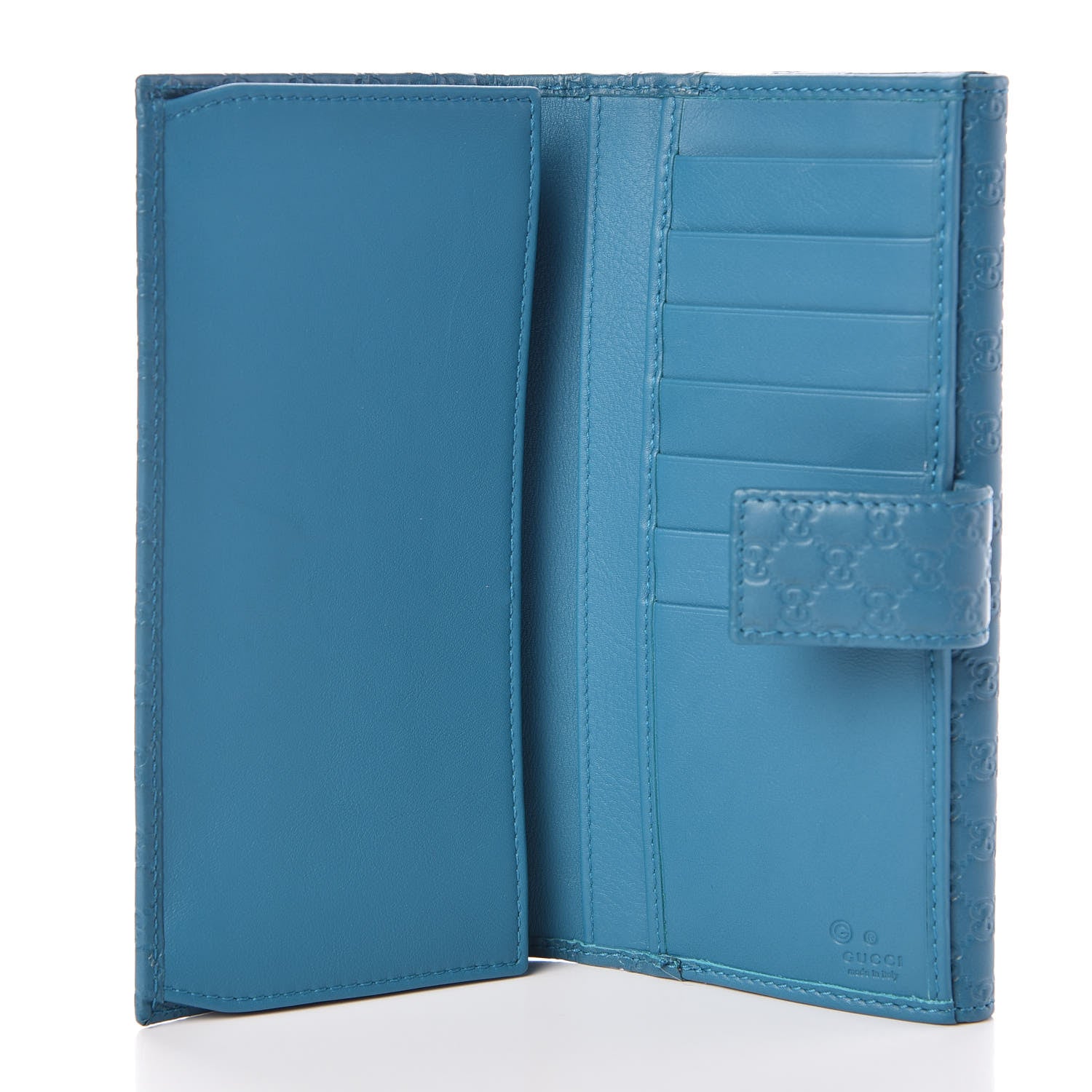 Gucci Microguccissima Continental Flap Wallet Deep Cobalt 6 of 8