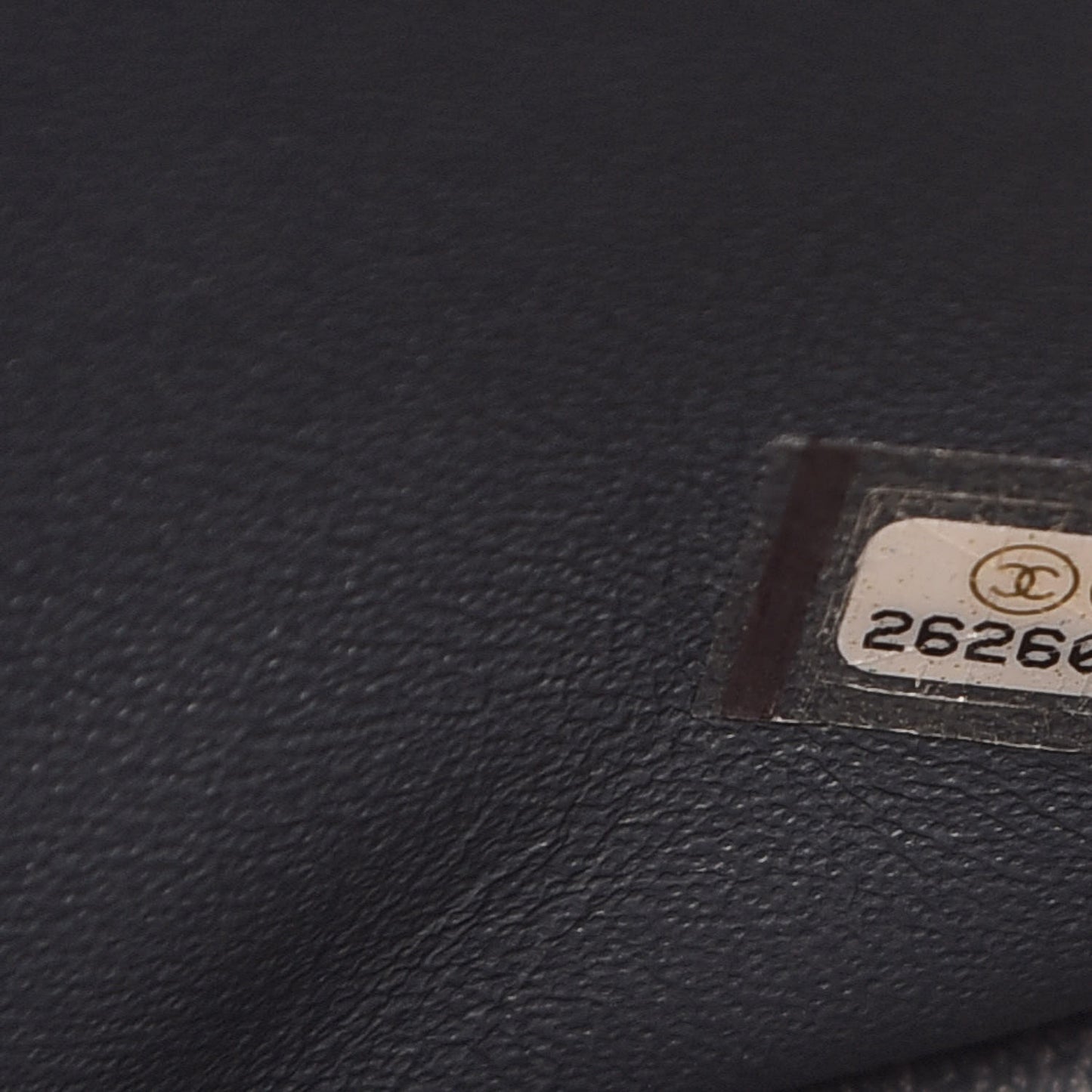Caviar Quilted Jumbo Double Flap Dark Grey