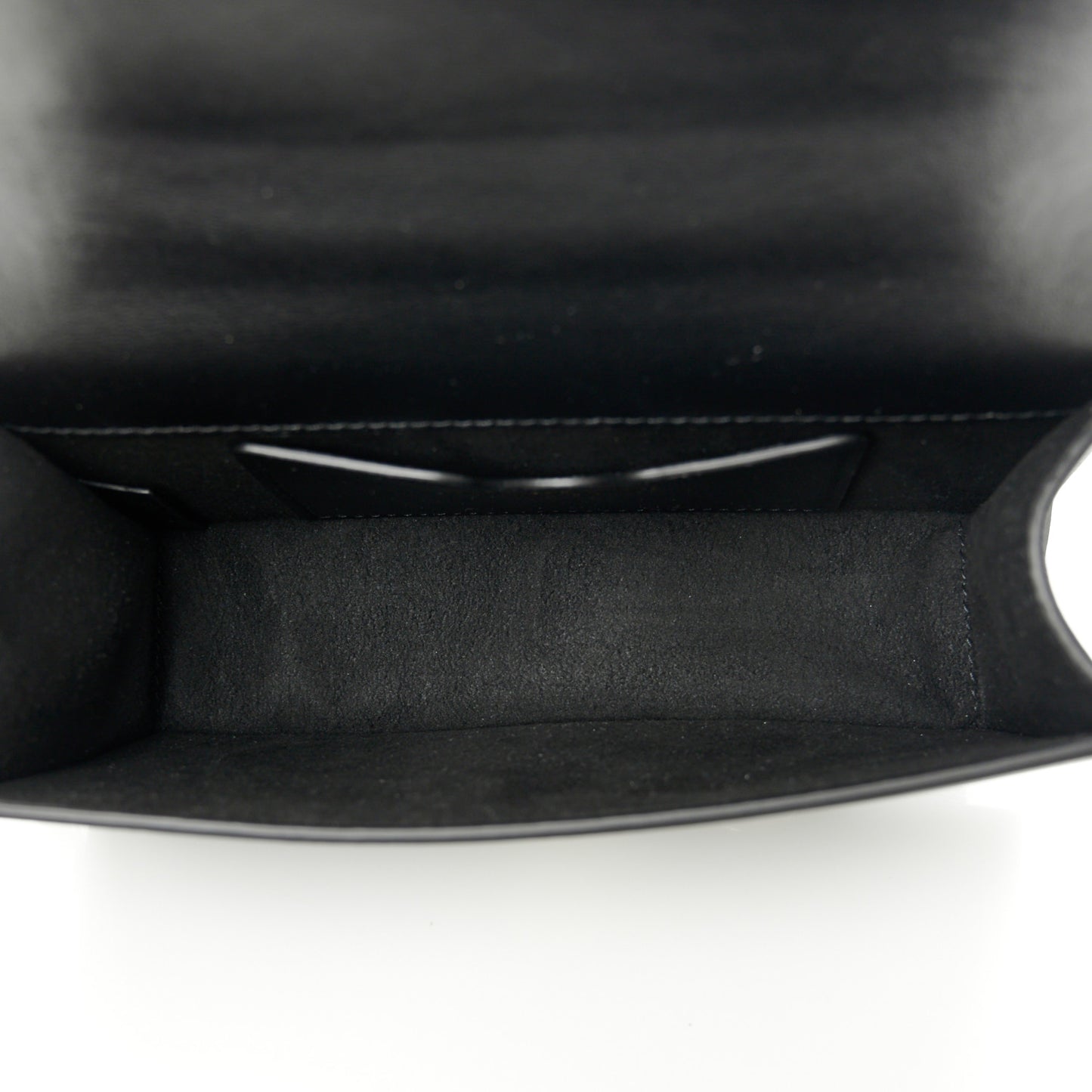 Calfskin Studded Mini Jeweled Knuckle Satchel Black