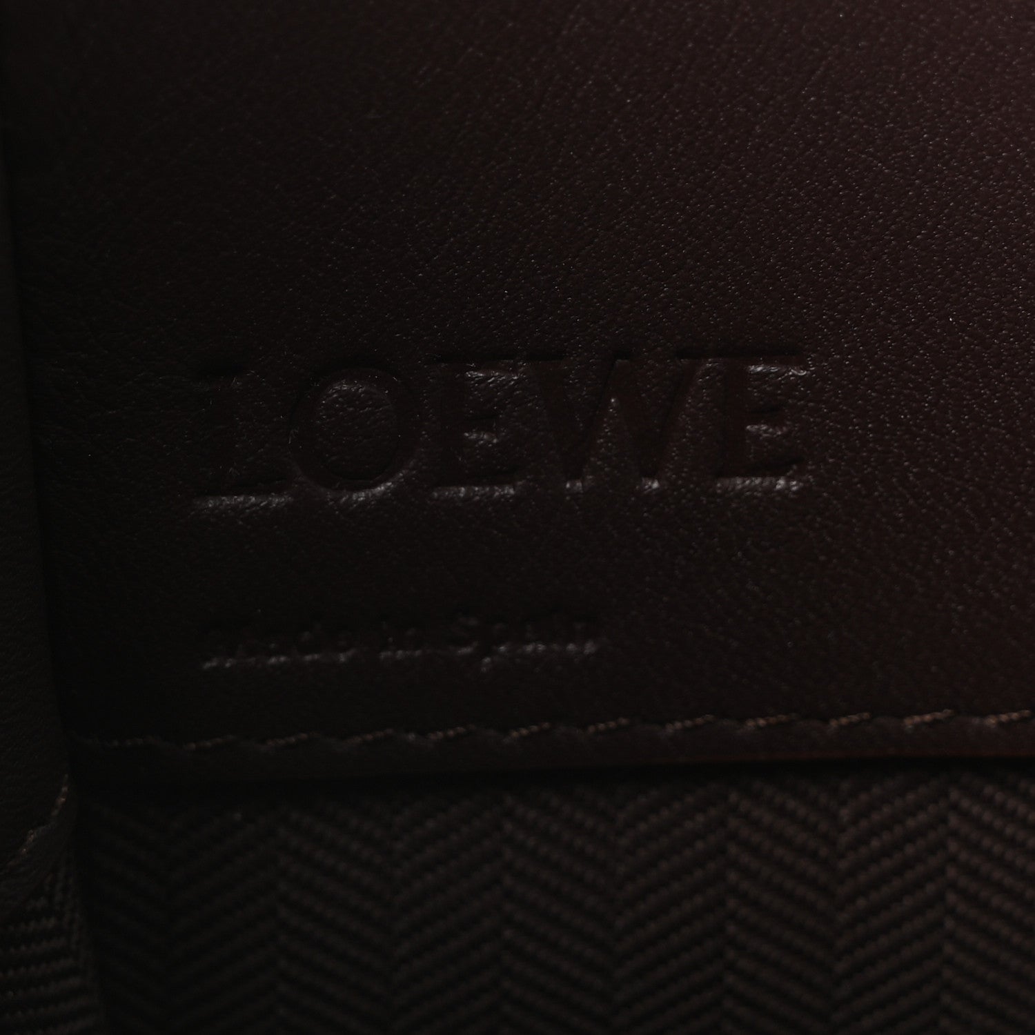 Loewe Classic Calfskin Hammock Flip Tote Dark Chestnut 6 of 9