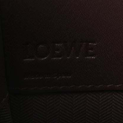 Loewe Classic Calfskin Hammock Flip Tote Dark Chestnut 6 of 9