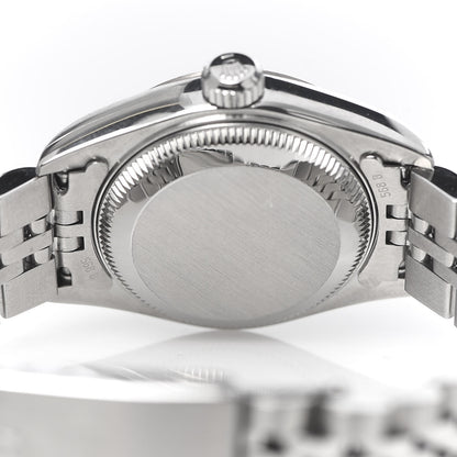 Rolex Stainless Steel 18K White Gold 26mm Oyster Perpetual Datejust Watch Silver Roman 79174 5 of 7