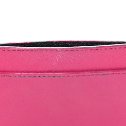 Saint Laurent Calfskin Classic Y Card Case Fuchsia 10 of 15