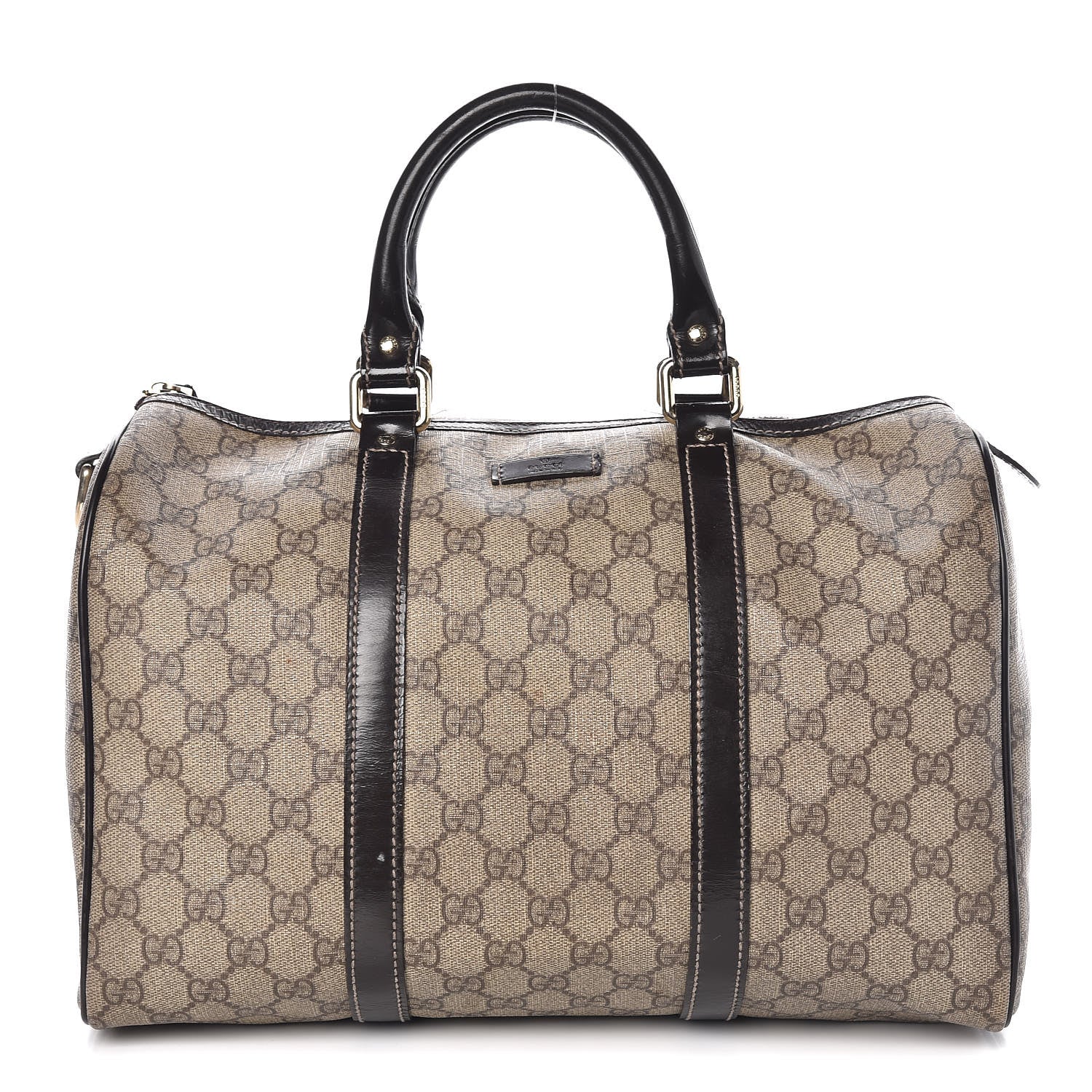 Gucci GG Plus Monogram Medium Joy Boston Dark Brown 1 of 12