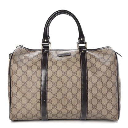 Gucci GG Plus Monogram Medium Joy Boston Dark Brown 1 of 12