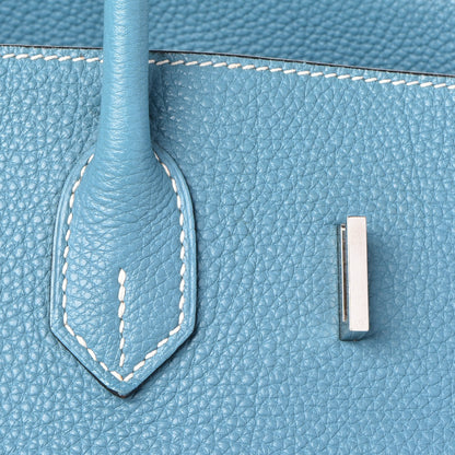 Hermes Togo Birkin 35 Blue Jean 30 of 38