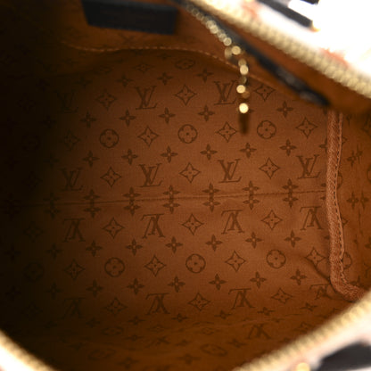 Louis Vuitton Monogram Giant Crafty Speedy Bandouliere 25 Creme Caramel 5 of 9