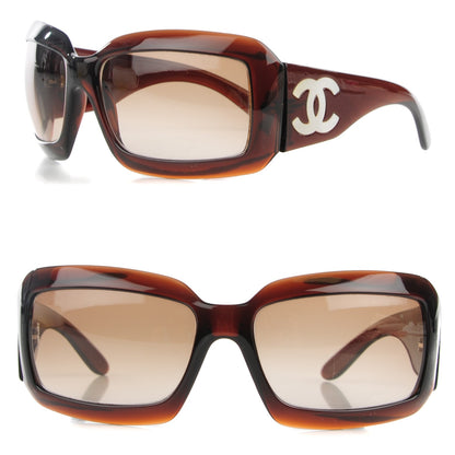 Chanel Mother of Pearl CC Sunglasses 5076-H Tortoise 1 of 6