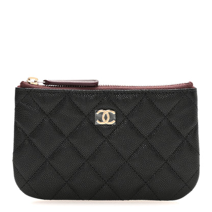 Chanel Caviar Quilted Small Cosmetic Case Black 1 of 8