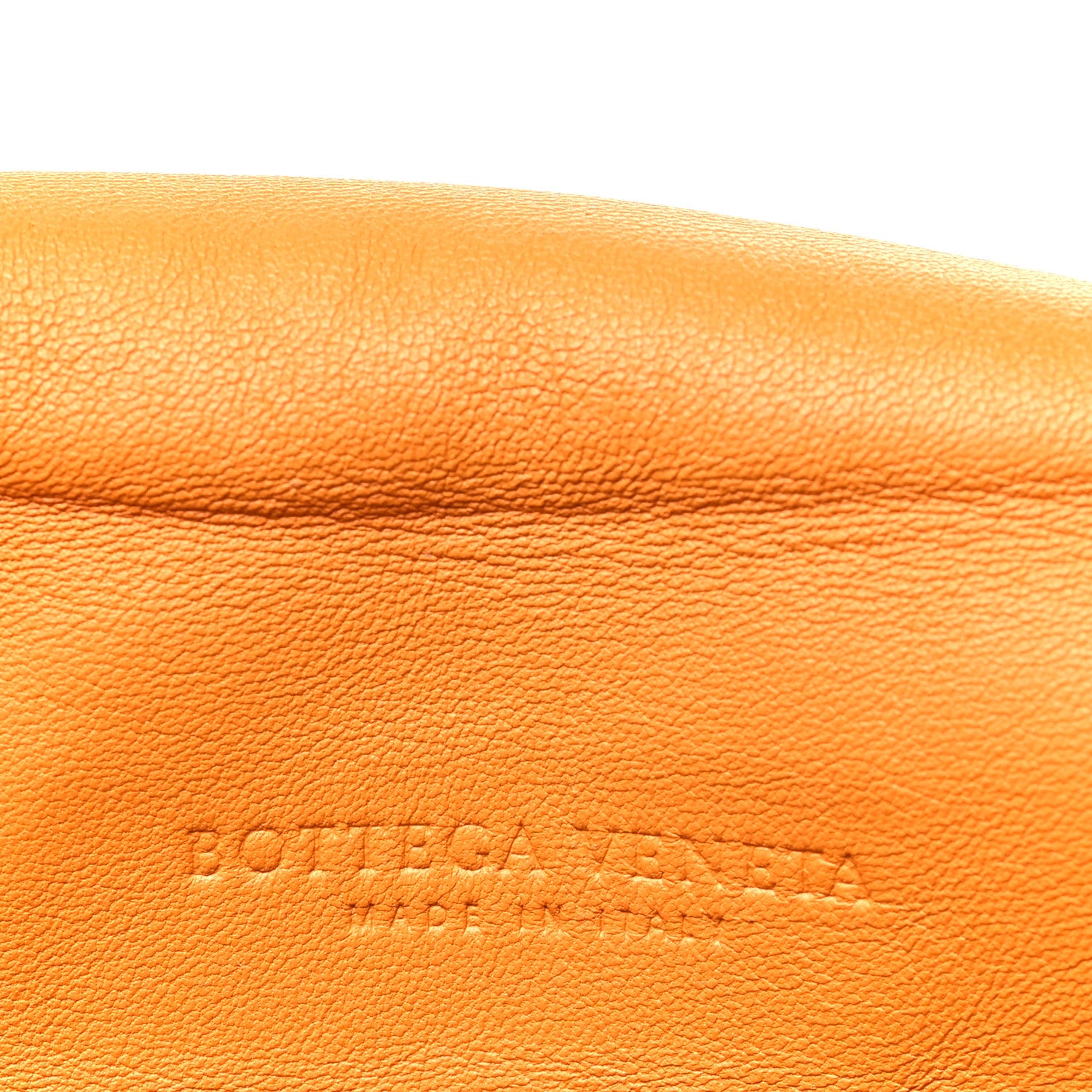 Bottega Veneta Nappa Intrecciato Drawstring Messenger Flap Orange 6 of 9