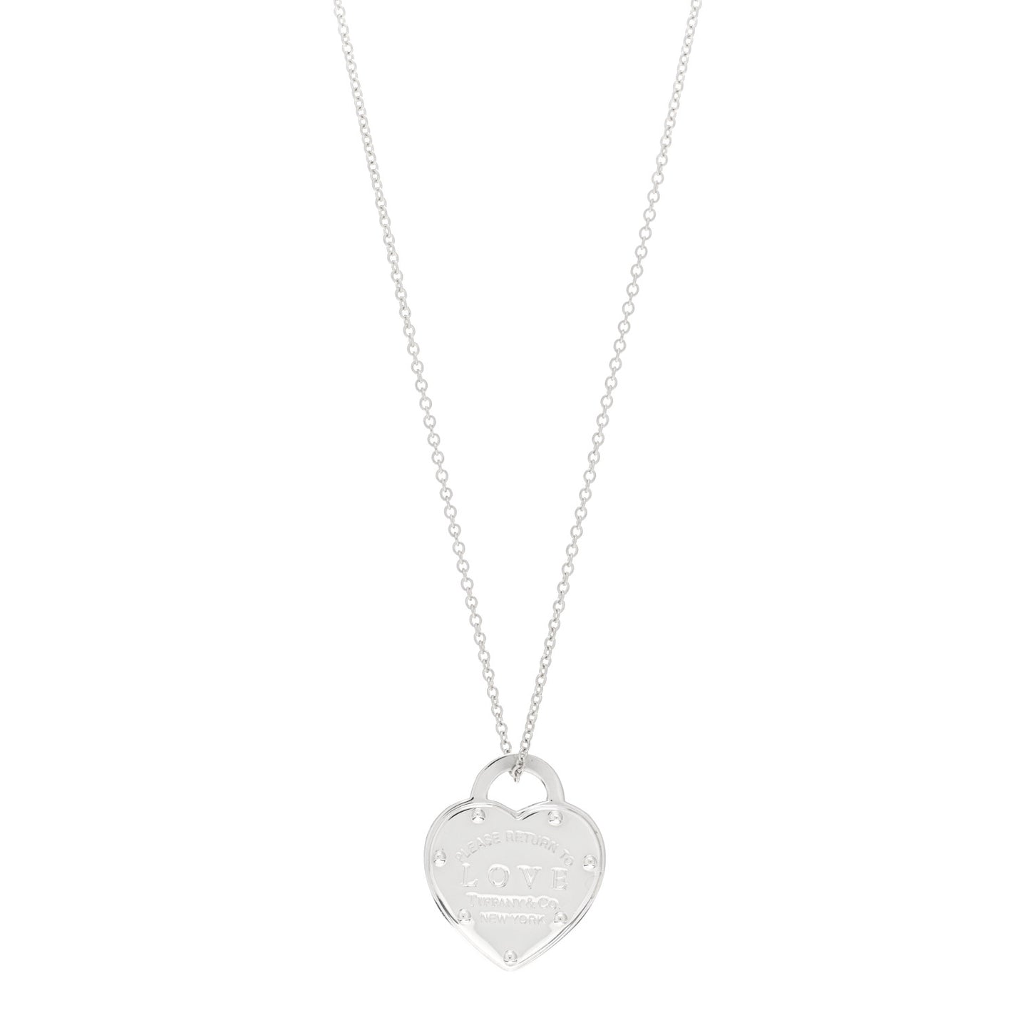 Sterling Silver Return To Tiffany Love Pendant Necklace