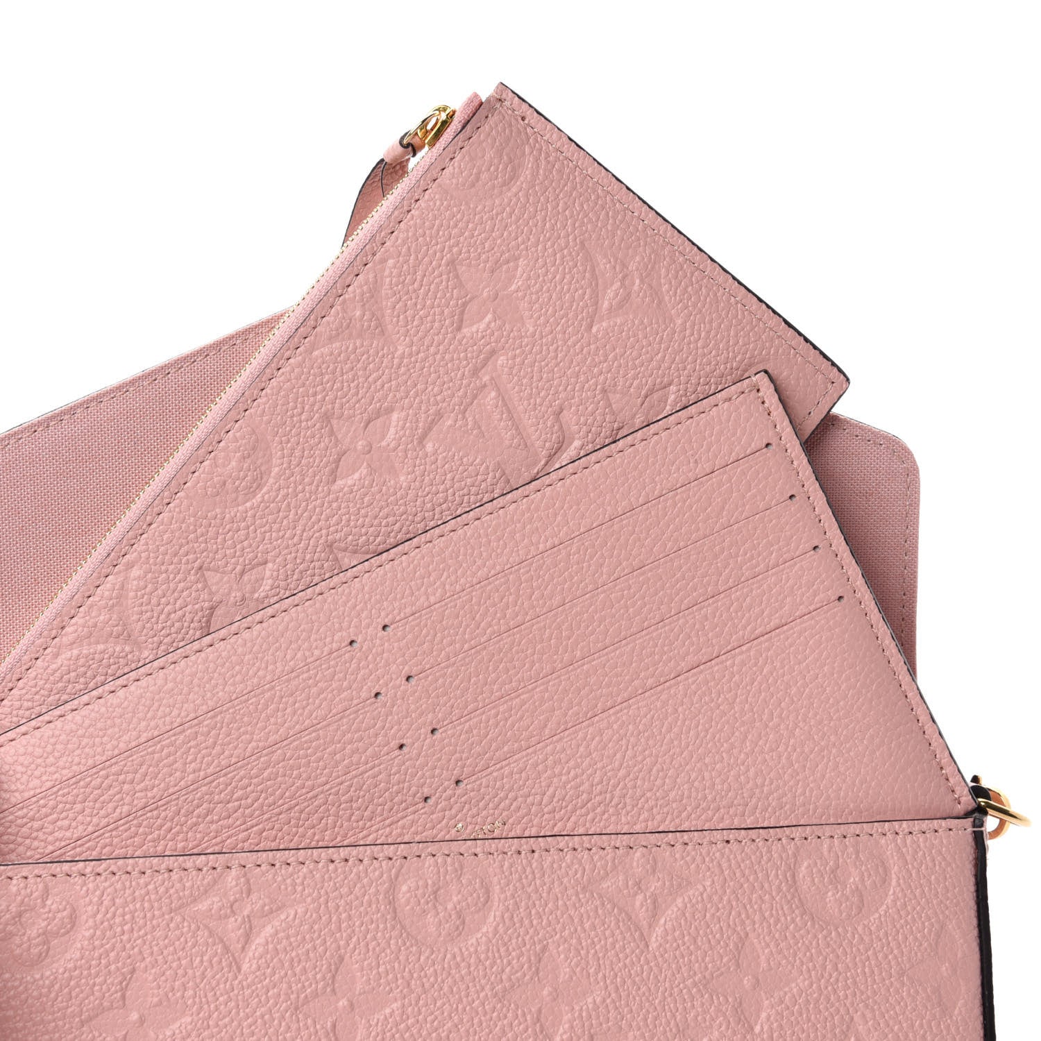 Louis Vuitton Empreinte Pochette Felicie Chain Wallet Rose Poudre 8 of 11