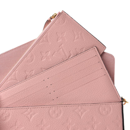 Louis Vuitton Empreinte Pochette Felicie Chain Wallet Rose Poudre 8 of 11
