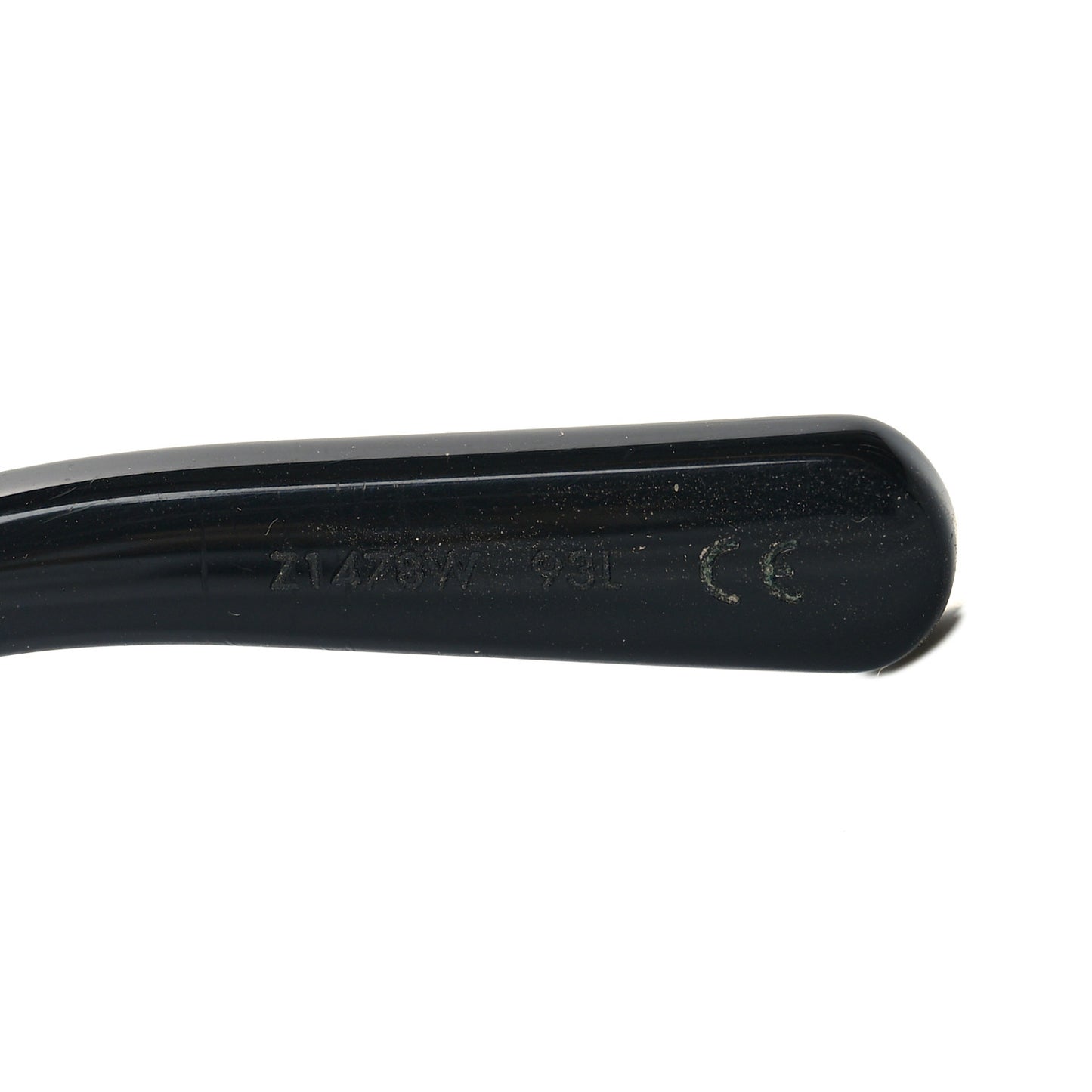 Acetate LV Link Square Sunglasses Black