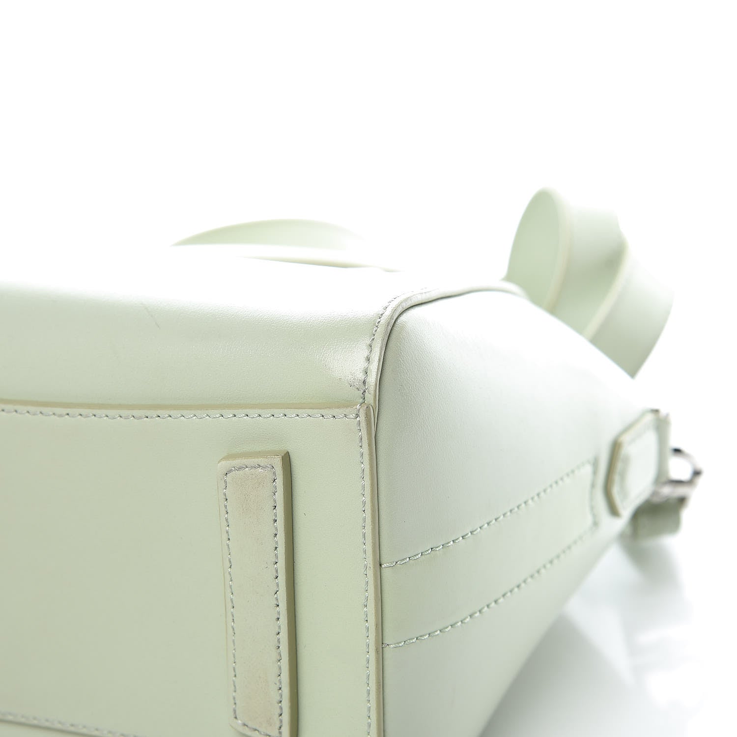 Givenchy Shiny Lord Calfskin Mini Antigona Aqua Green 10 of 24
