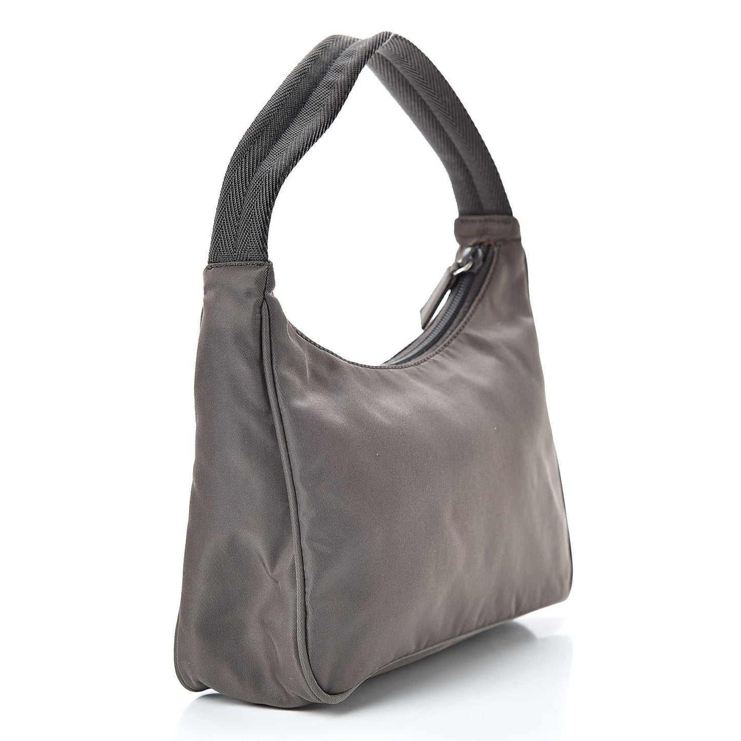 Tessuto Nylon Small Shoulder Bag Grey