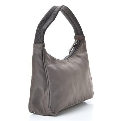 Prada Tessuto Nylon Small Shoulder Bag Grey 3 of 10