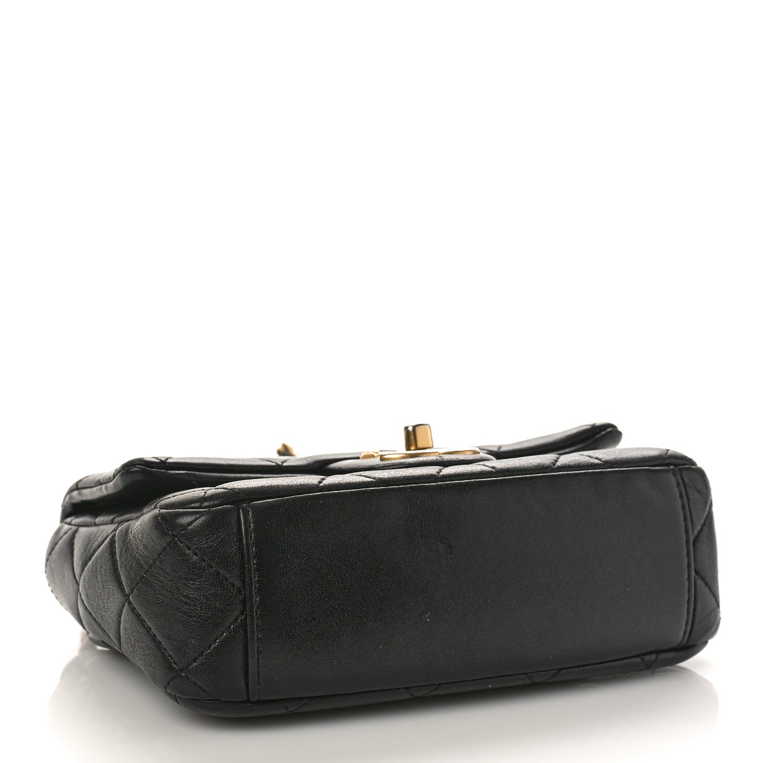 Chanel Lambskin Quilted Mini CC Chain Flap Black 4 of 9