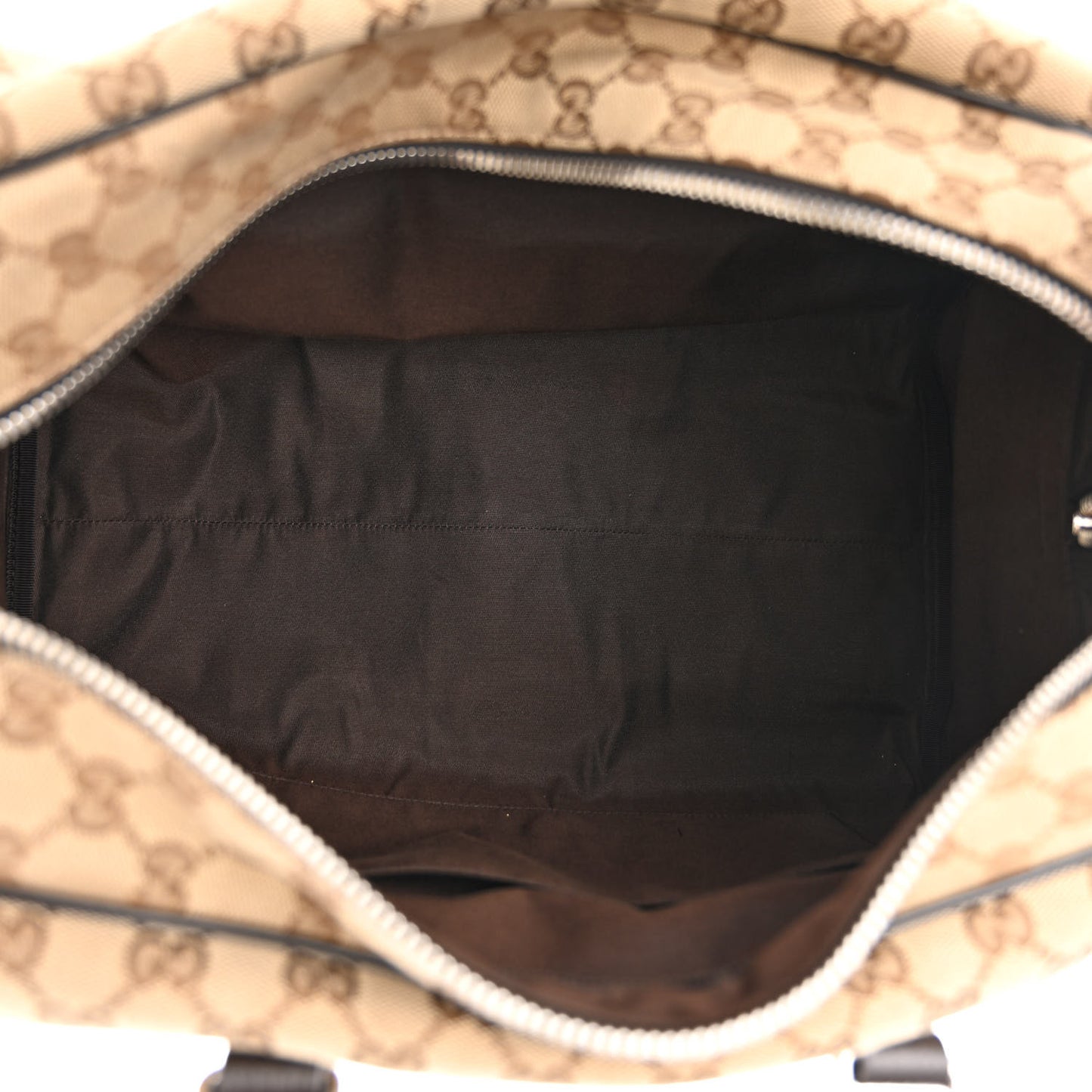 Monogram Dollar Calfskin Boston Duffle Bag Beige Ebony Testa di Moro Marrone Scuro