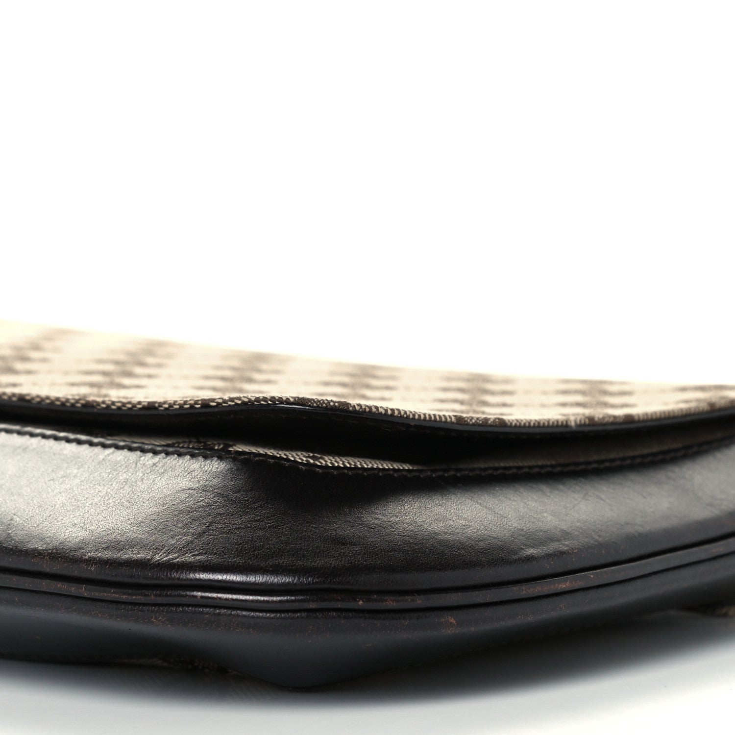 Gucci Monogram Wooden Chain Flap Brown 11 of 12