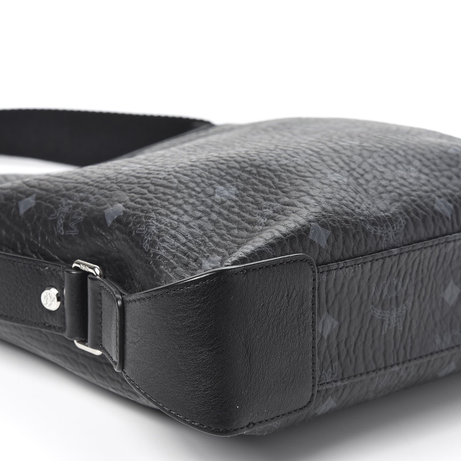 MCM Visetos Crossbody Messenger Black 5 of 8