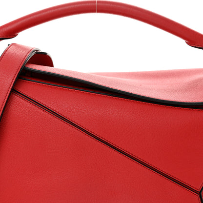 Loewe Calfskin Medium Puzzle Bag Scarlet 8 of 13