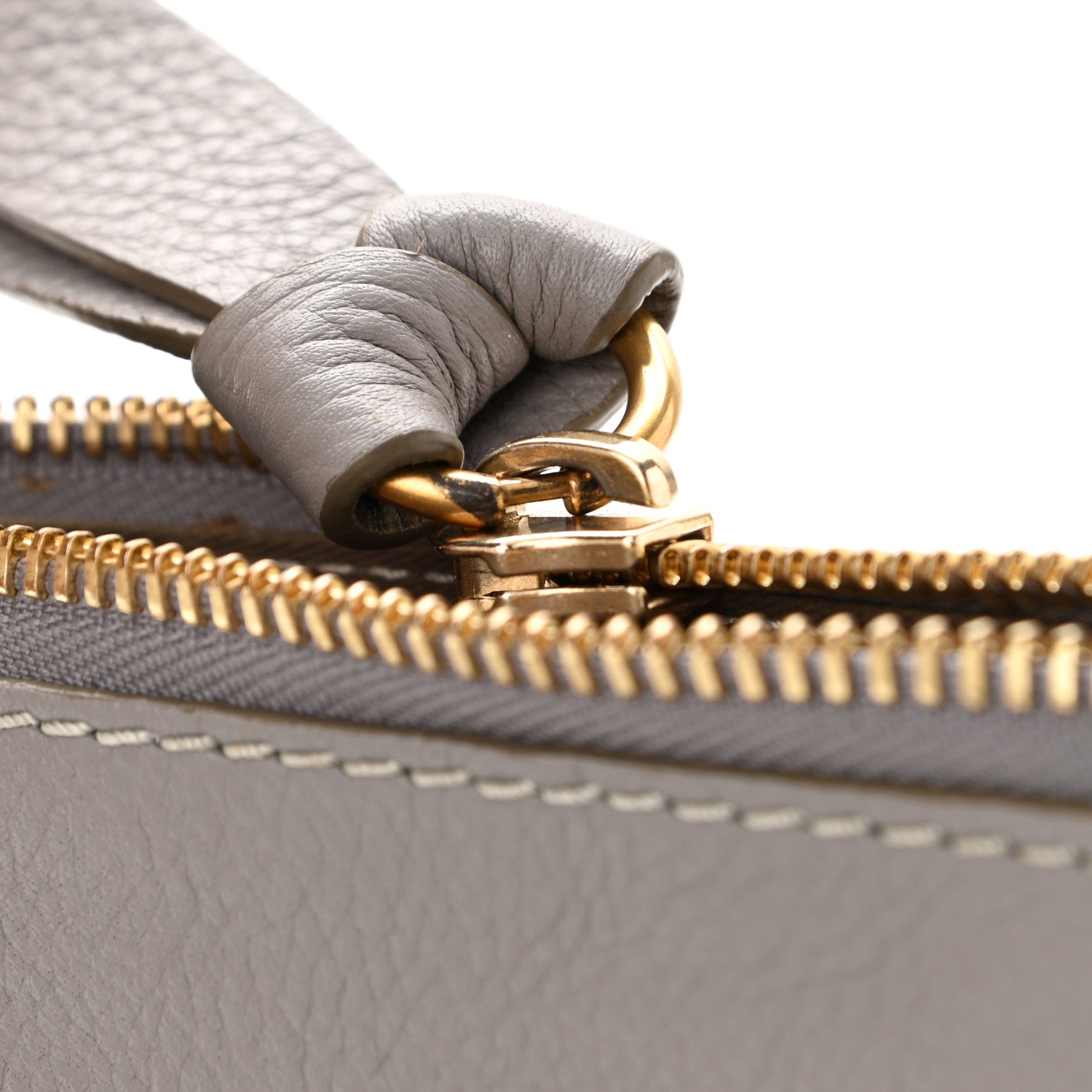 Chloe Calfskin Small Marcie Satchel Cashmere Grey 16 of 16