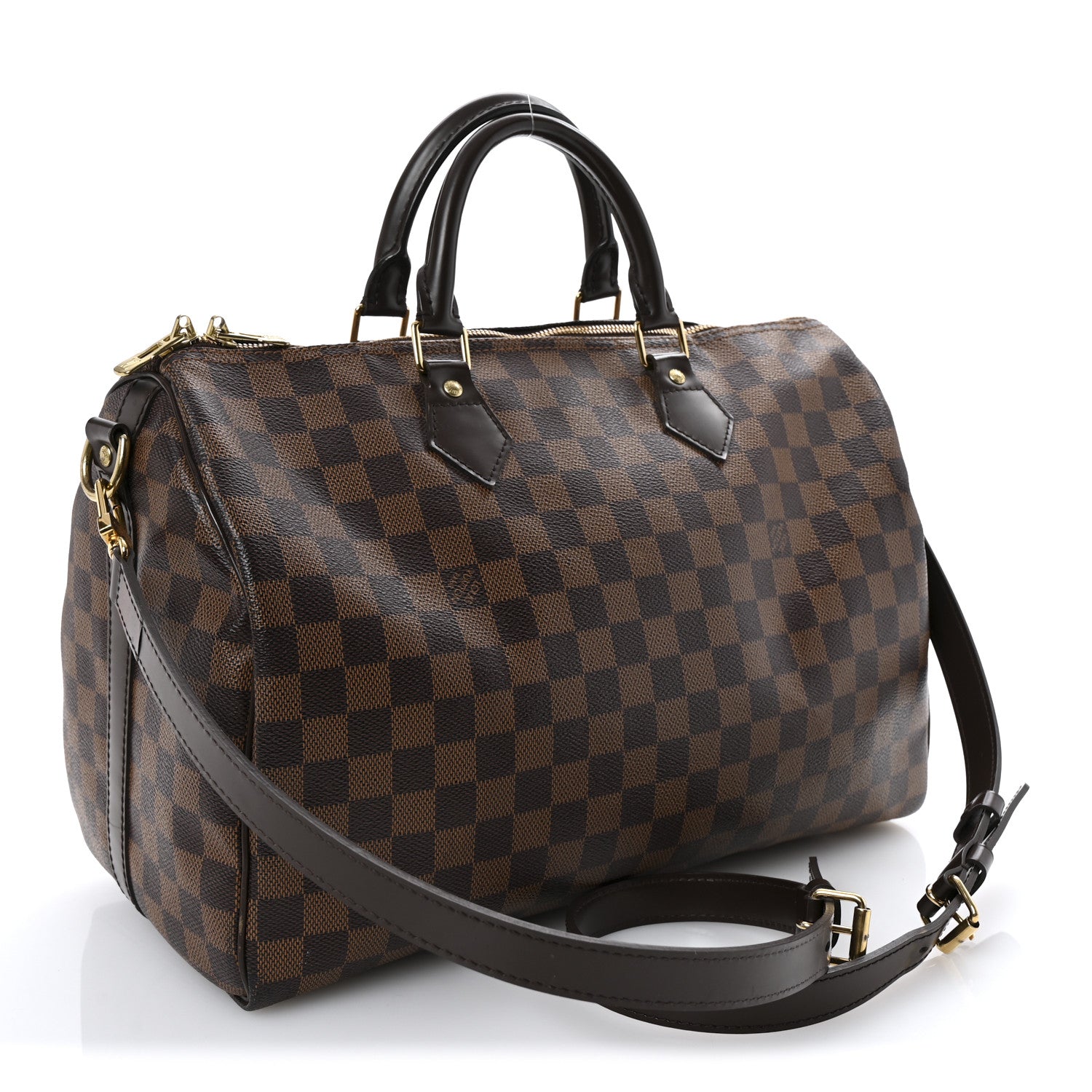 Louis Vuitton Damier Ebene Speedy Bandouliere 35 3 of 11