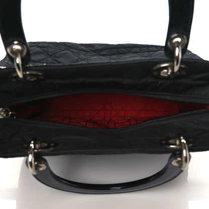 Christian Dior Nylon Cannage Medium Lady Dior Black 5 of 11