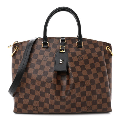 Louis Vuitton Damier Ebene Odeon Tote PM Black 1 of 12