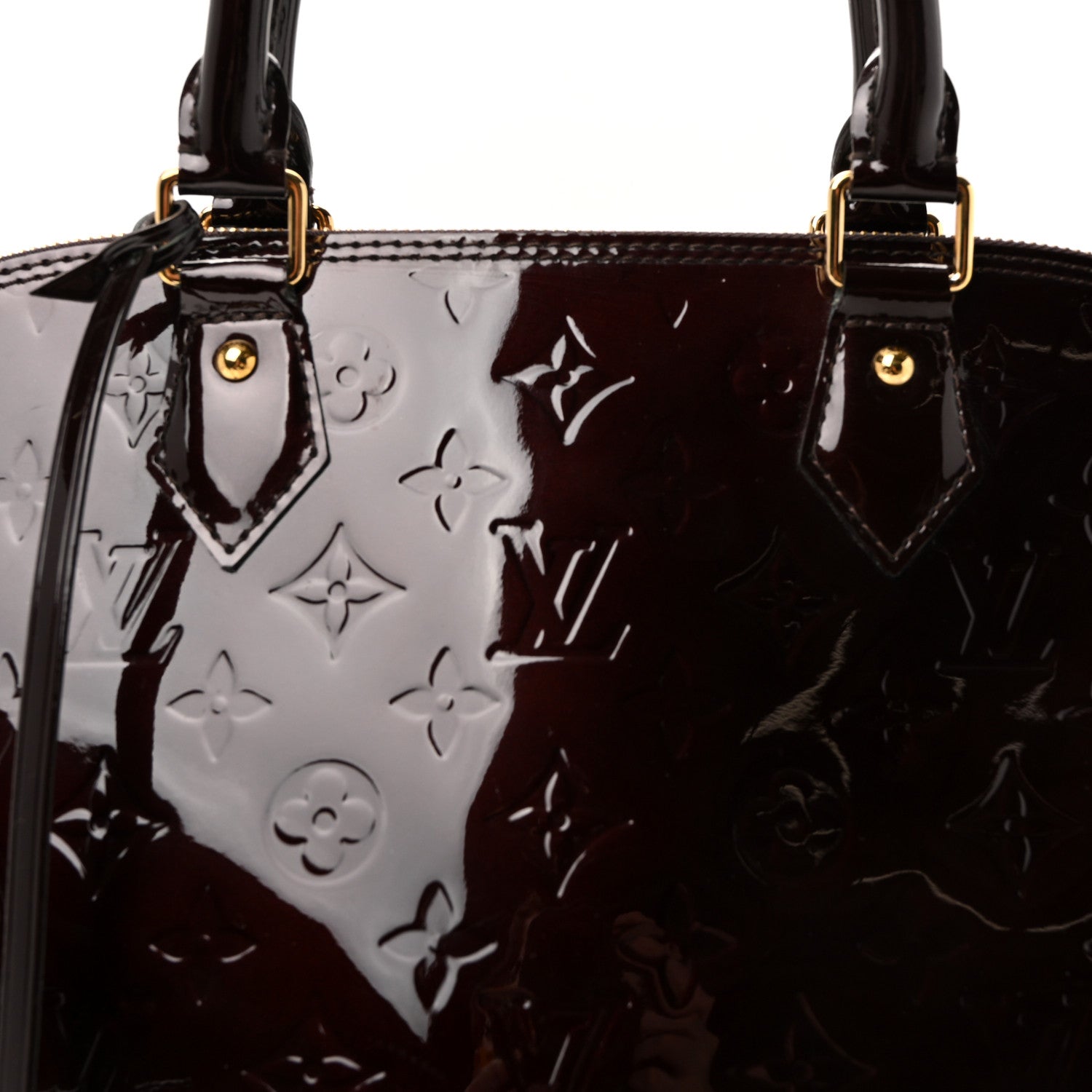 Louis Vuitton Vernis Alma GM Amarante 7 of 9