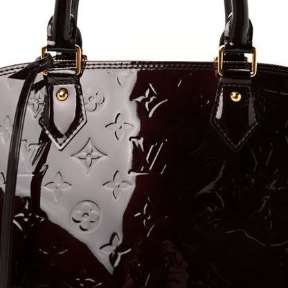 Louis Vuitton Vernis Alma GM Amarante 7 of 9