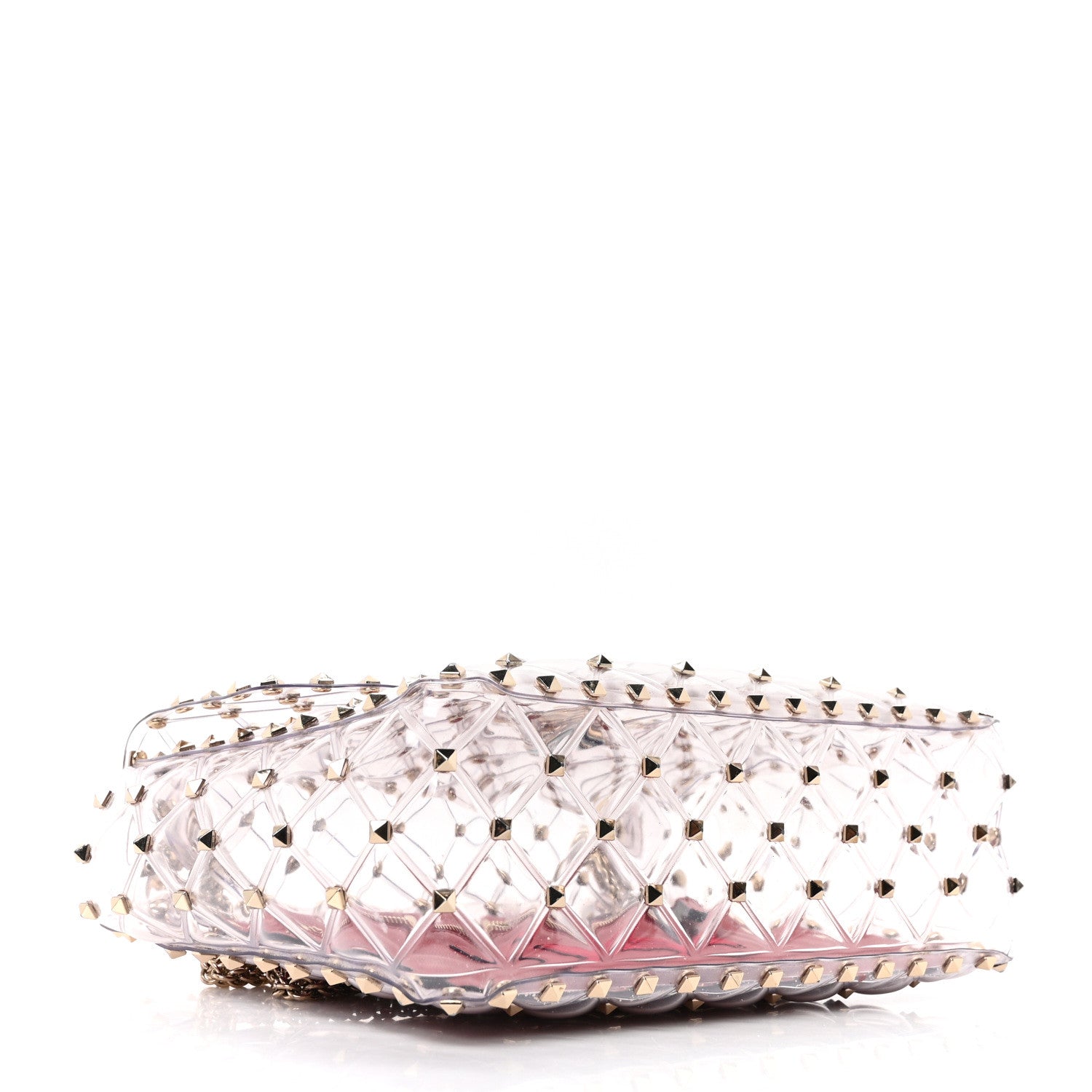 Valentino Garavani PVC Medium Rockstud Spike Shoulder Bag 4 of 9