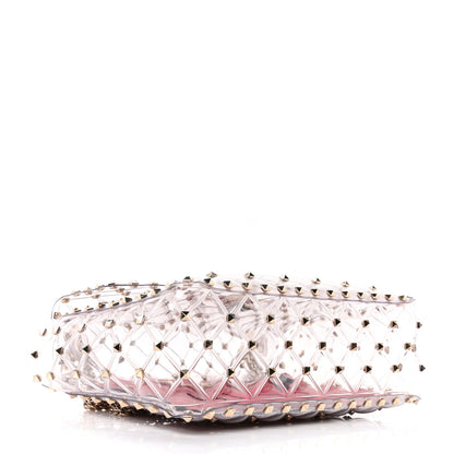 Valentino Garavani PVC Medium Rockstud Spike Shoulder Bag 4 of 9