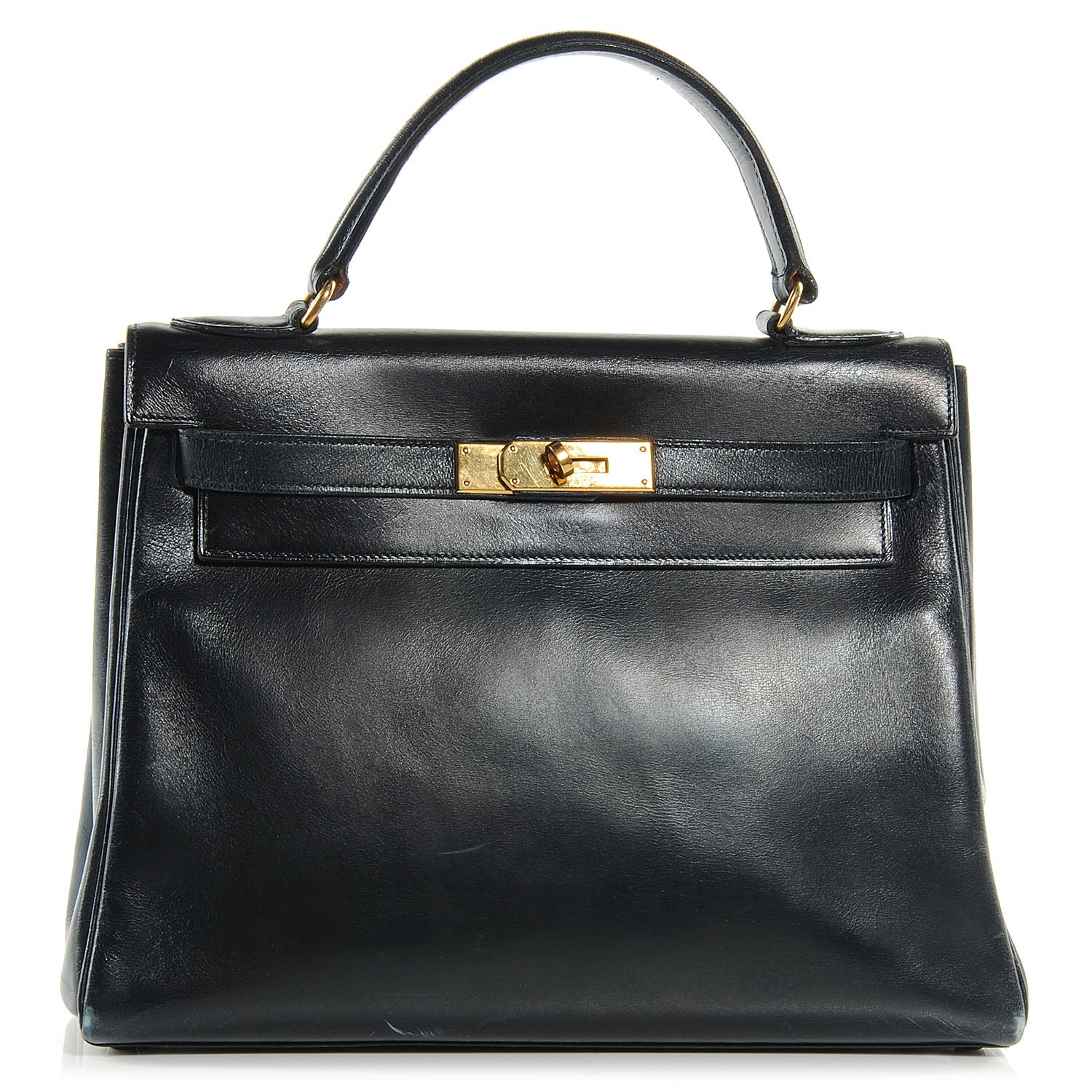 Hermes Box Kelly 28 Navy Bleu 1 of 9